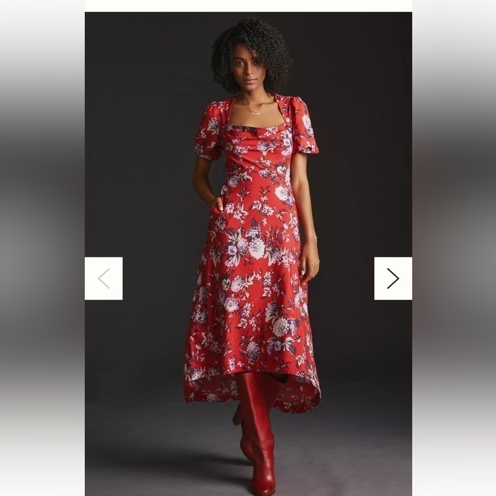 Maeve Puff-Sleeve Dress